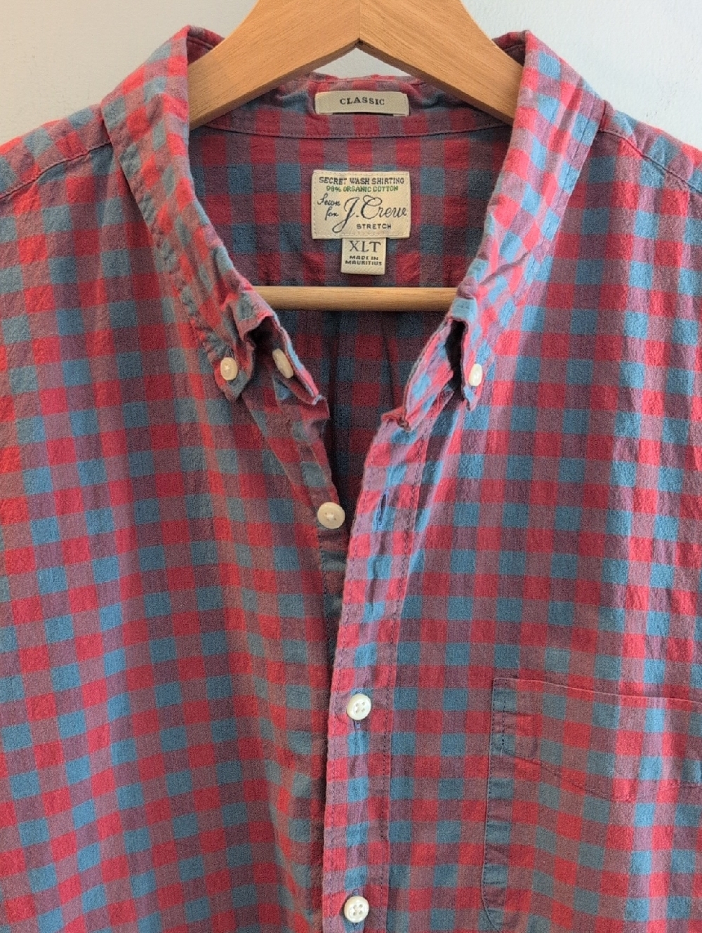 J. Crew Men's XL Tall Classic Fit Long Sleeve Button Down Shirt Style #AA430